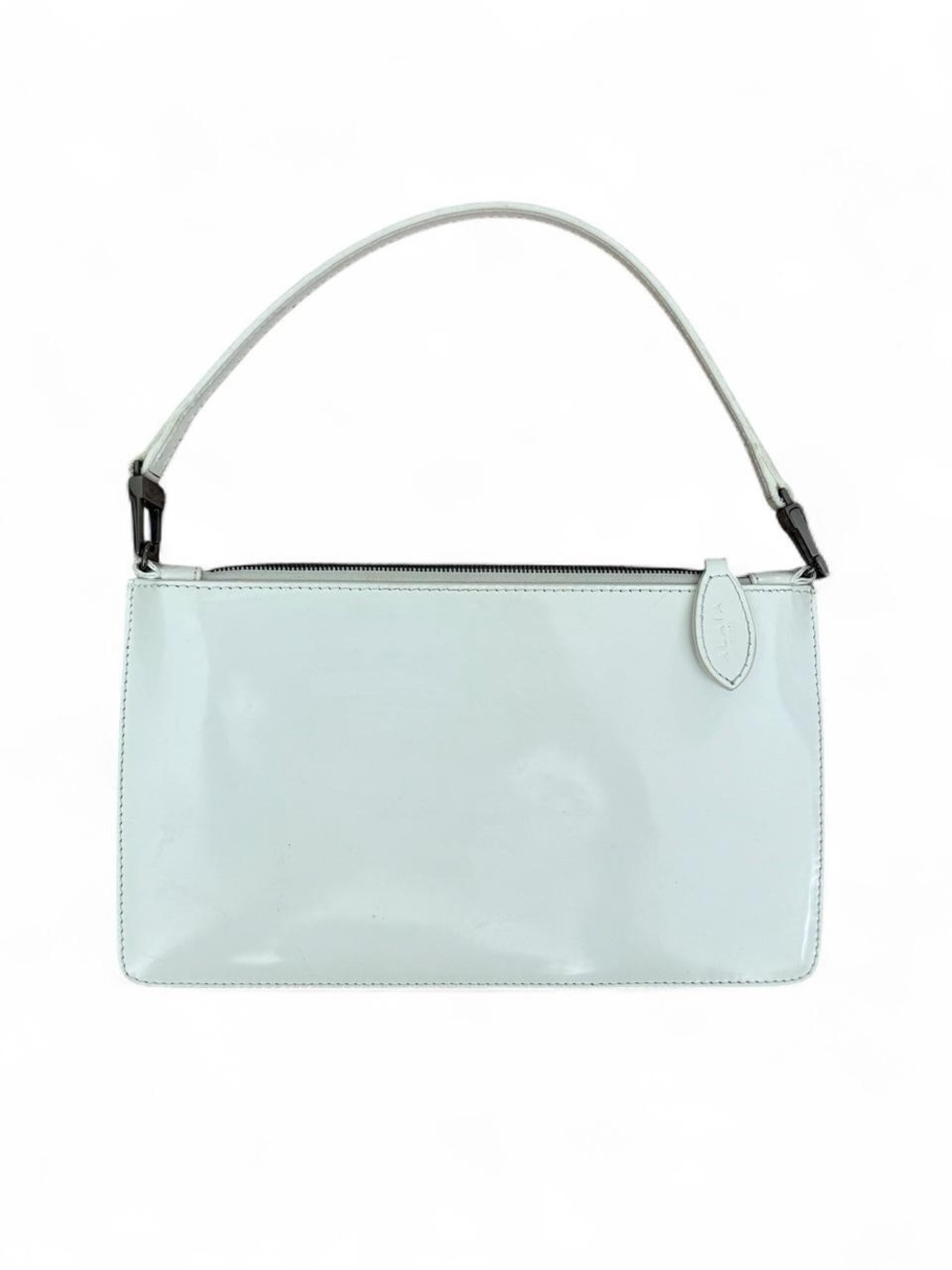 Alaia white patent leather bag